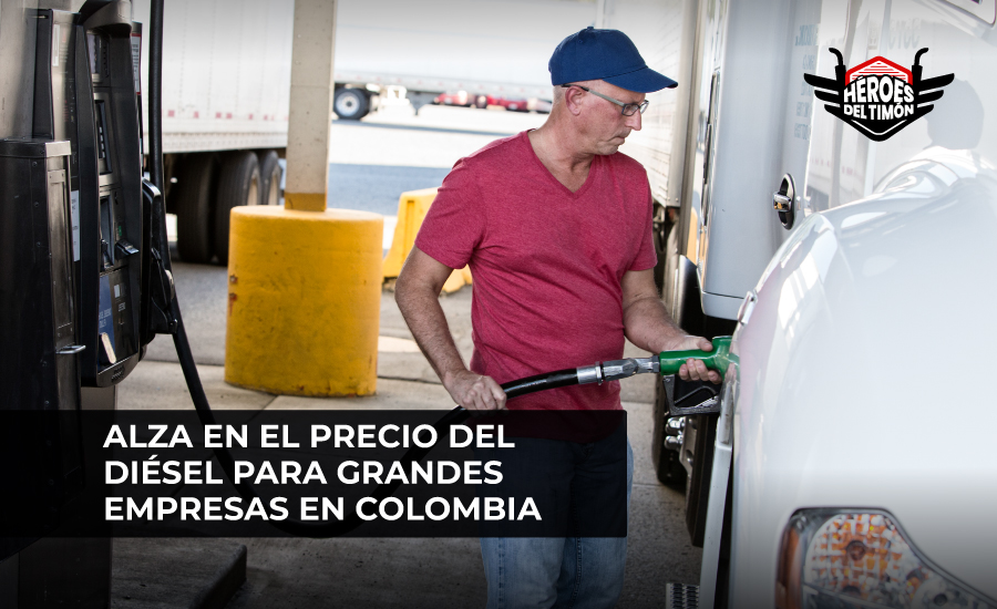 Alza en el precio del diésel para grandes empresas en Colombia