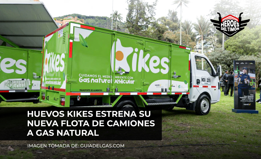 Huevos Kikes estrena su nueva flota de camiones a gas natural