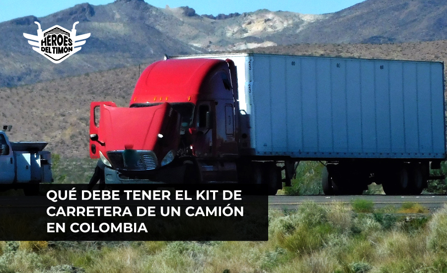 Qué debe tener el kit de carretera de un camión en Colombia