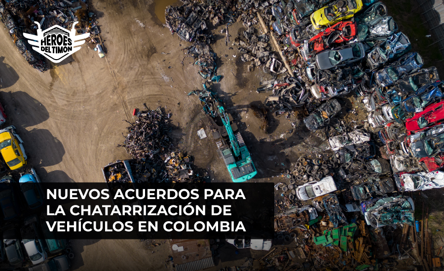 Nuevos acuerdos para la chatarrización de vehículos en Colombia