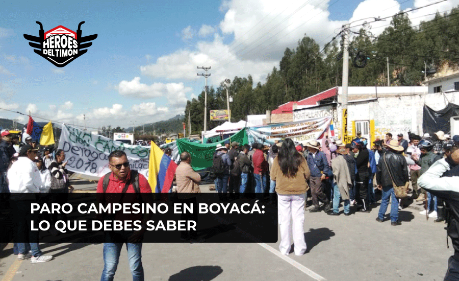 Paro campesino en Boyacá
