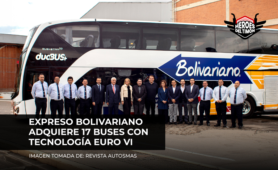 Expreso Bolivariano adquiere 17 buses con tecnología Euro VI