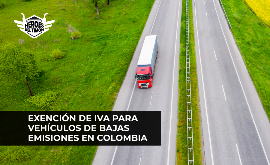 Exención de IVA para vehículos de bajas emisiones en Colombia