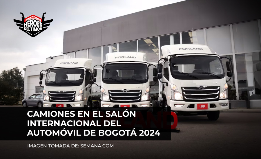 Camiones en el Salón Internacional del Automóvil de Bogotá 2024