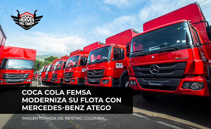 Coca Cola Femsa moderniza su flota con Mercedes-Benz Atego