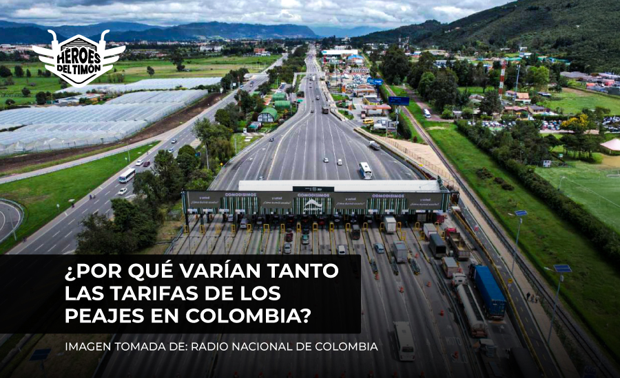 ¿Por qué varían tanto las tarifas de los peajes en Colombia?
