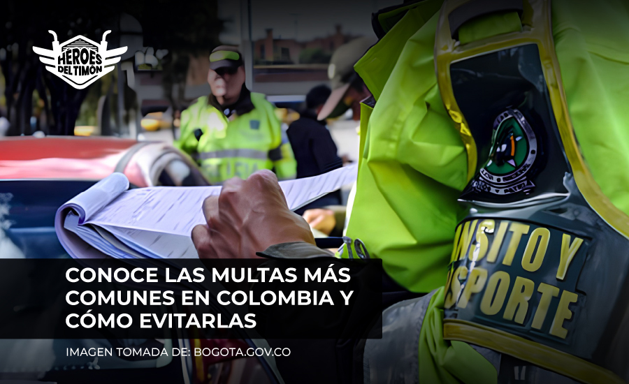 Conoce las multas más comunes en Colombia y cómo evitarlas