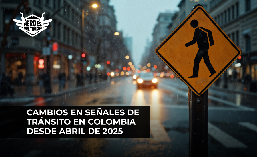 Cambios en señales de tránsito en Colombia desde abril de 2025