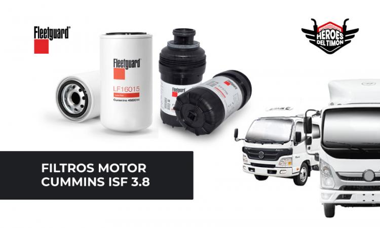 Filtros motor Cummins ISF 3.8