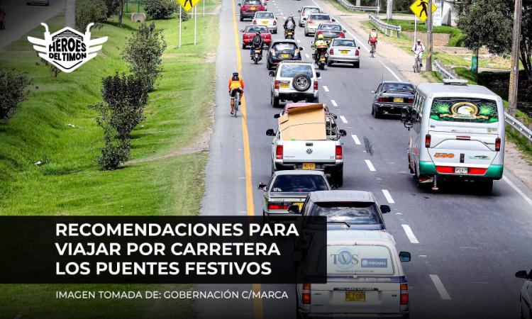 Recomendaciones para viajar por carretera los puentes festivos