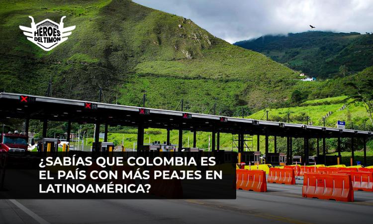 ¿Sabías que Colombia es el país con más peajes en Latinoamérica?