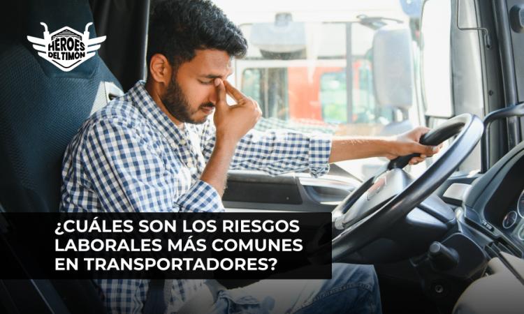 ¿Cuáles son los riesgos laborales más comunes en transportadores?