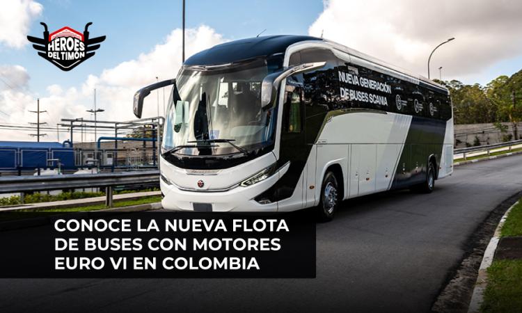 Conoce la nueva flota de buses con motores Euro VI en Colombia