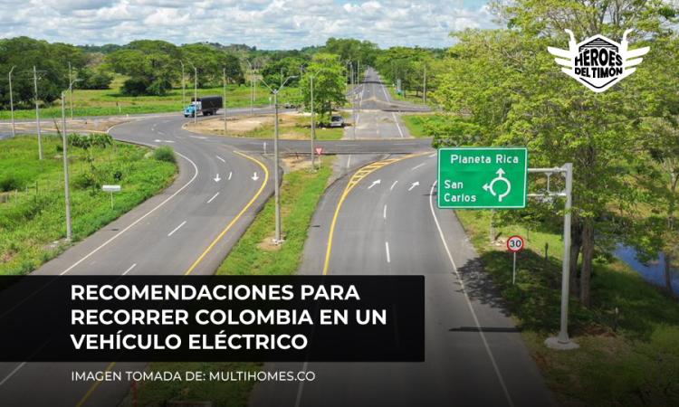 Recomendaciones para recorrer Colombia en un vehículo eléctrico