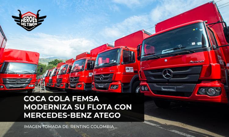 Coca Cola Femsa moderniza su flota con Mercedes-Benz Atego