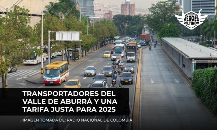 Transportadores del Valle de Aburrá y una tarifa justa para 2025