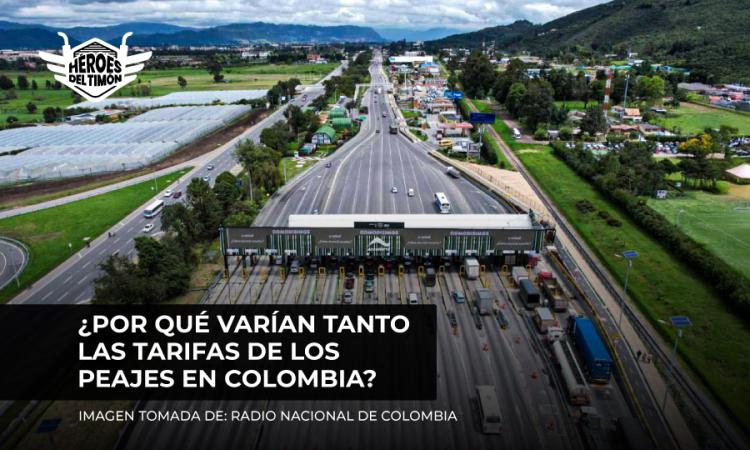 ¿Por qué varían tanto las tarifas de los peajes en Colombia?